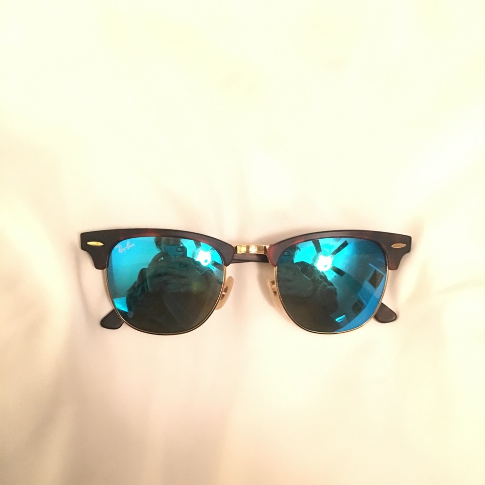RayBan Clubmaster Mirrored Sunglasses - Picture 6 of 6